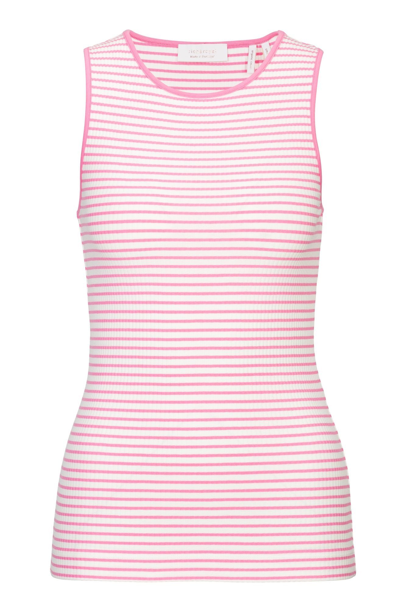 RICHROYAL Rundhalsshirt D-Basic Tanktop mit sommerlichem Streifenlook günstig online kaufen