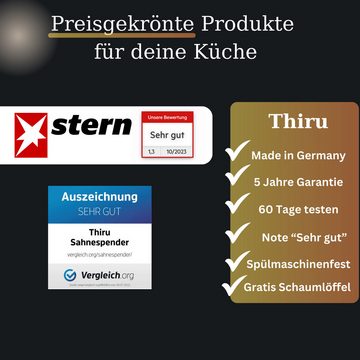 Thiru Kartoffelstampfer mit Holz-Griff und Draht-Kopf für die Zubereitung von Kartoffelpüree, Holz