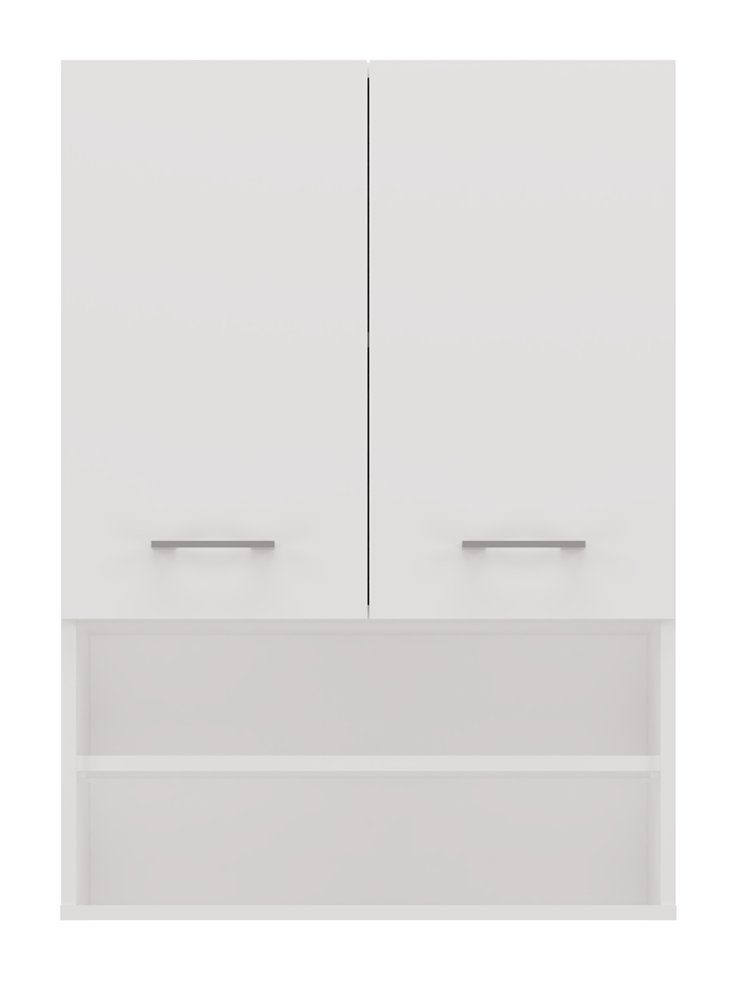 ibonto Hängeschrank Hochwertiger Badezimmerschrank über Waschmaschine Platzsparend