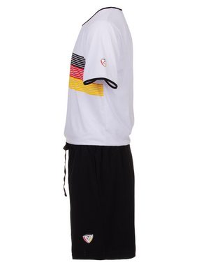 Henry Terre Schlafanzug Fan-Set T-Shirt Short Deutschland EM Flagge