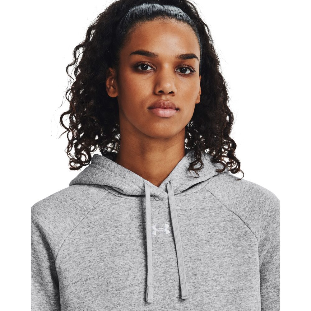 Under Armour® Kapuzensweatshirt RIVAL aus Baumwolle, sportlicher Stil, mit elastischem Bündchenabschluss