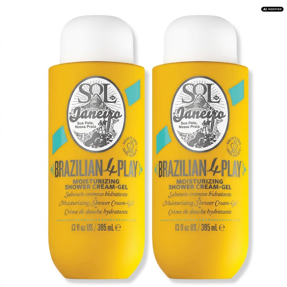 Sol de Janeiro Duschgel Sol de Janeiro Brazilian 4 Play Shower Cream-Gel 2er Set, Praktisches 2er Set für den Duschgel-Vorrat