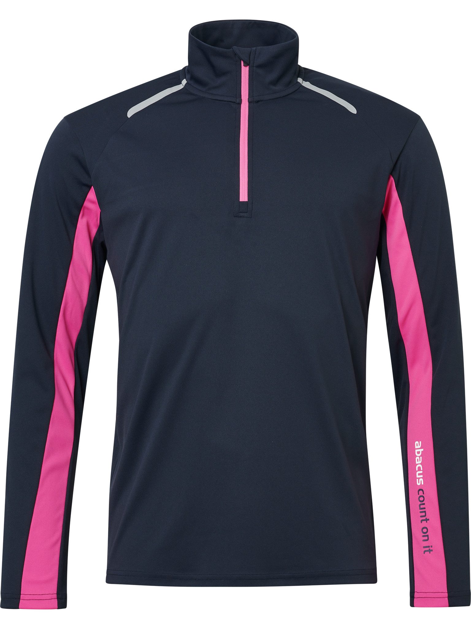 Abacus Sportswear Longsweatshirt Abacus Golf Layer Cypress Halfzip Navy-Pink Herren