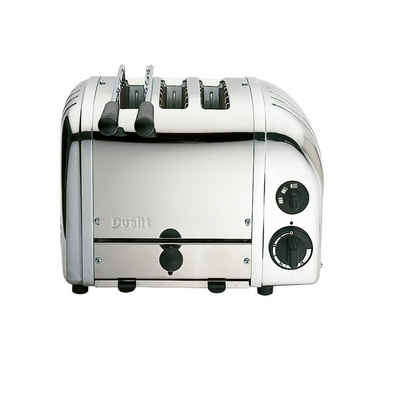 Dualit Toaster DUALIT NewGen 3 Schlitz-Toaster in Edelstahl + Sandwichzange, 1700 W