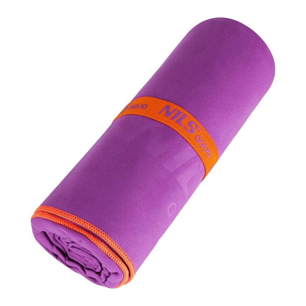 NILS AQUA Sporthandtuch Mikrofaserhandtuch 180x100 cm, Mikrofaser (Spar-Set, 1-St), Mit nur 396 g leicht zu transportieren, klein faltbar