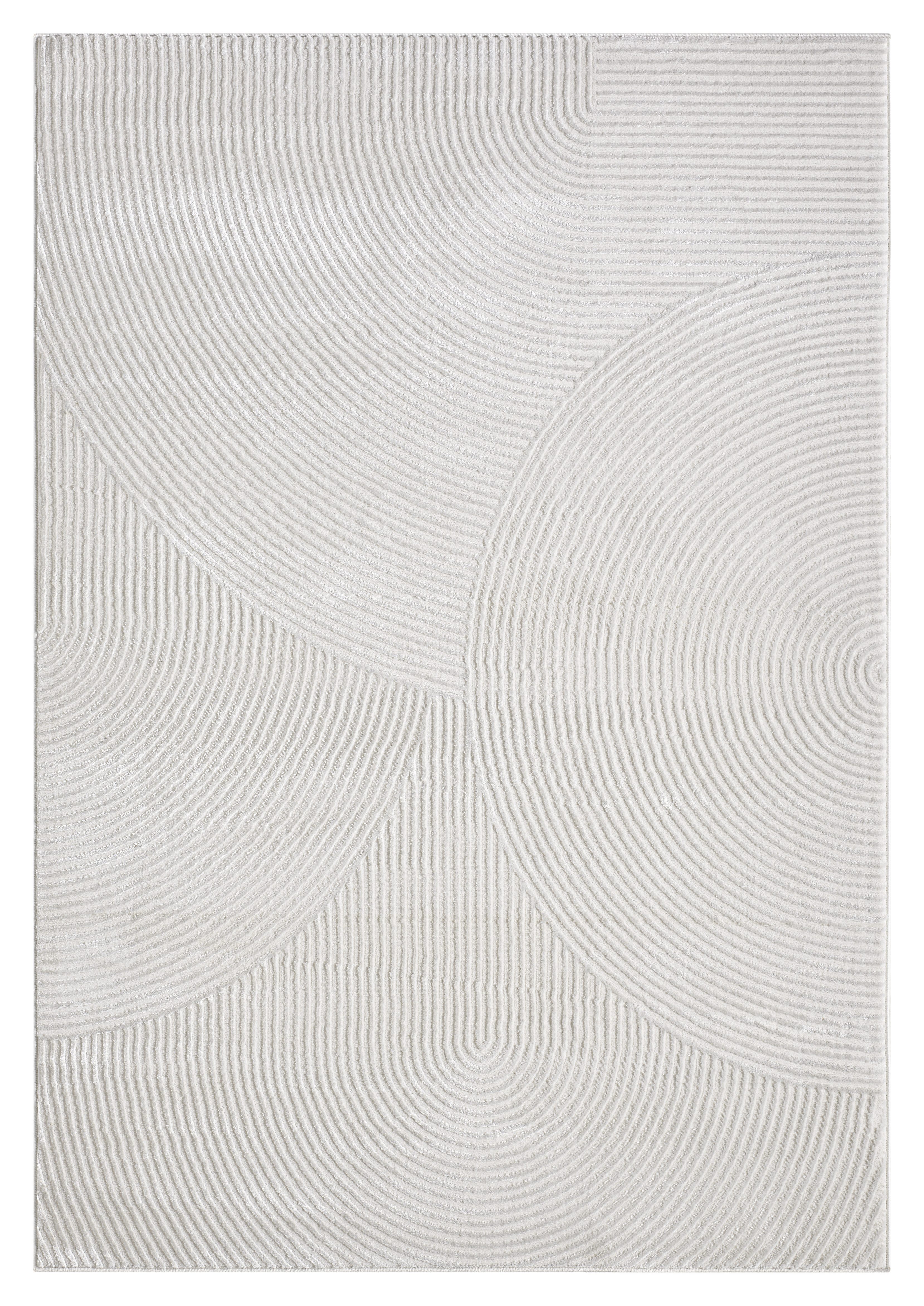 OTTO home Teppich Bentori, Hoch-Tief-Struktur, Scandi, rechteckig, Höhe: 11 mm, Modernes Design mit Boho-Charme, Wohnzimmer, Schlafzimmer