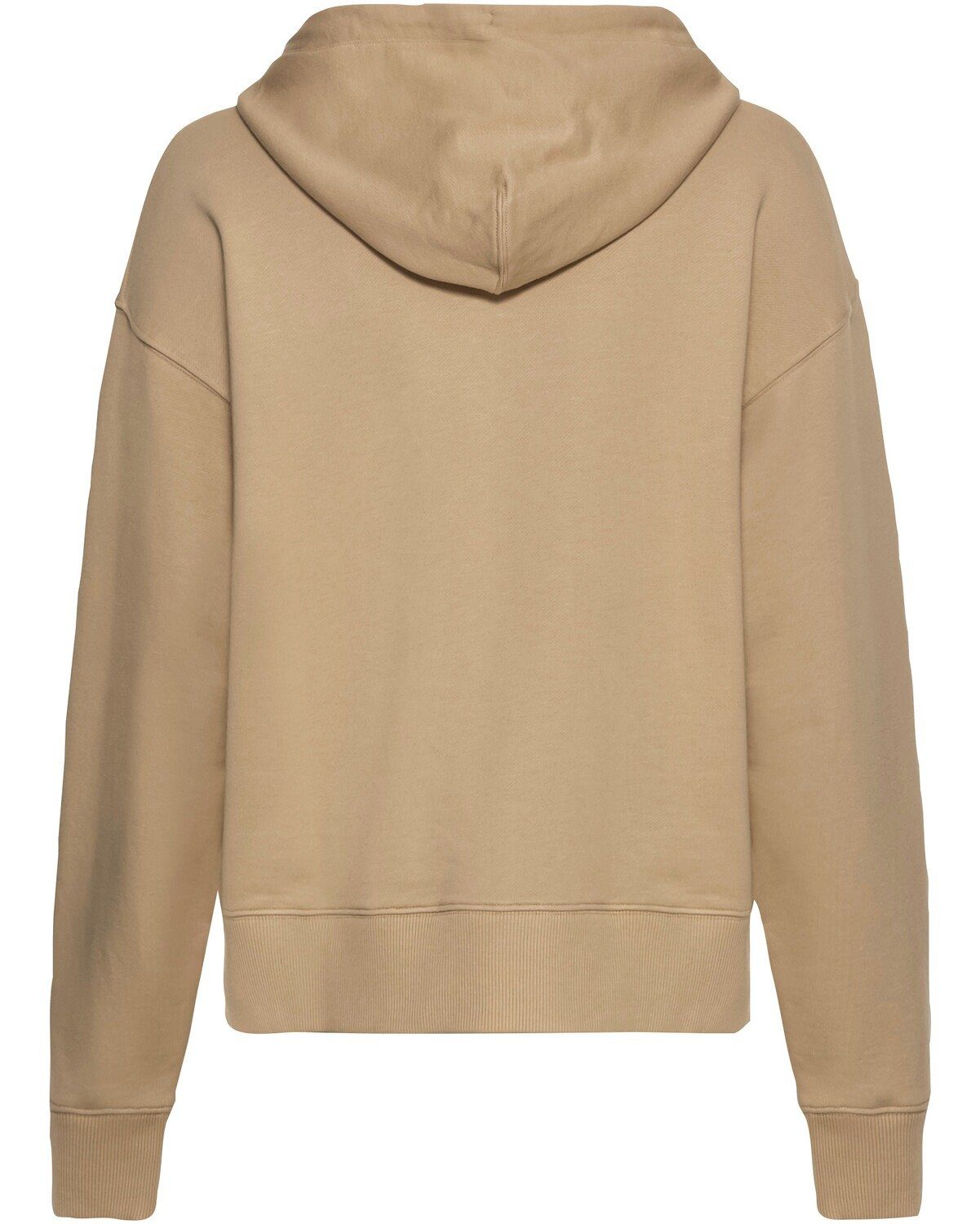 Embroidery Sweatshirt Gant Hoodie Beige Quadrat Hazelwood Tonal