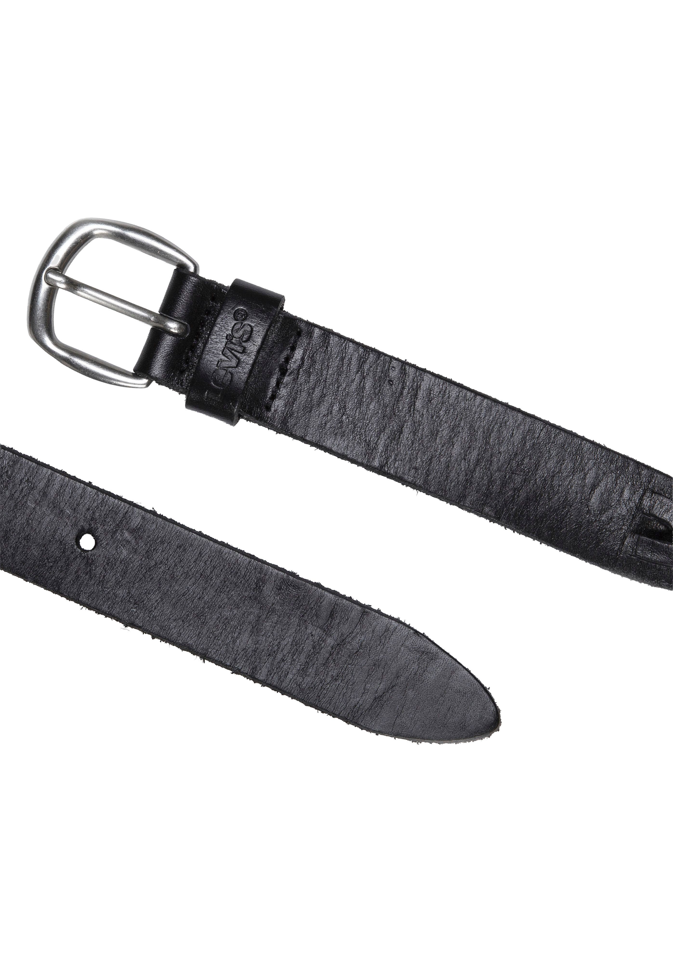 Levi's® Flechtgürtel LV Gürtel Flechtgürtel, mit Einfachdornschließe, aus Rindsleder