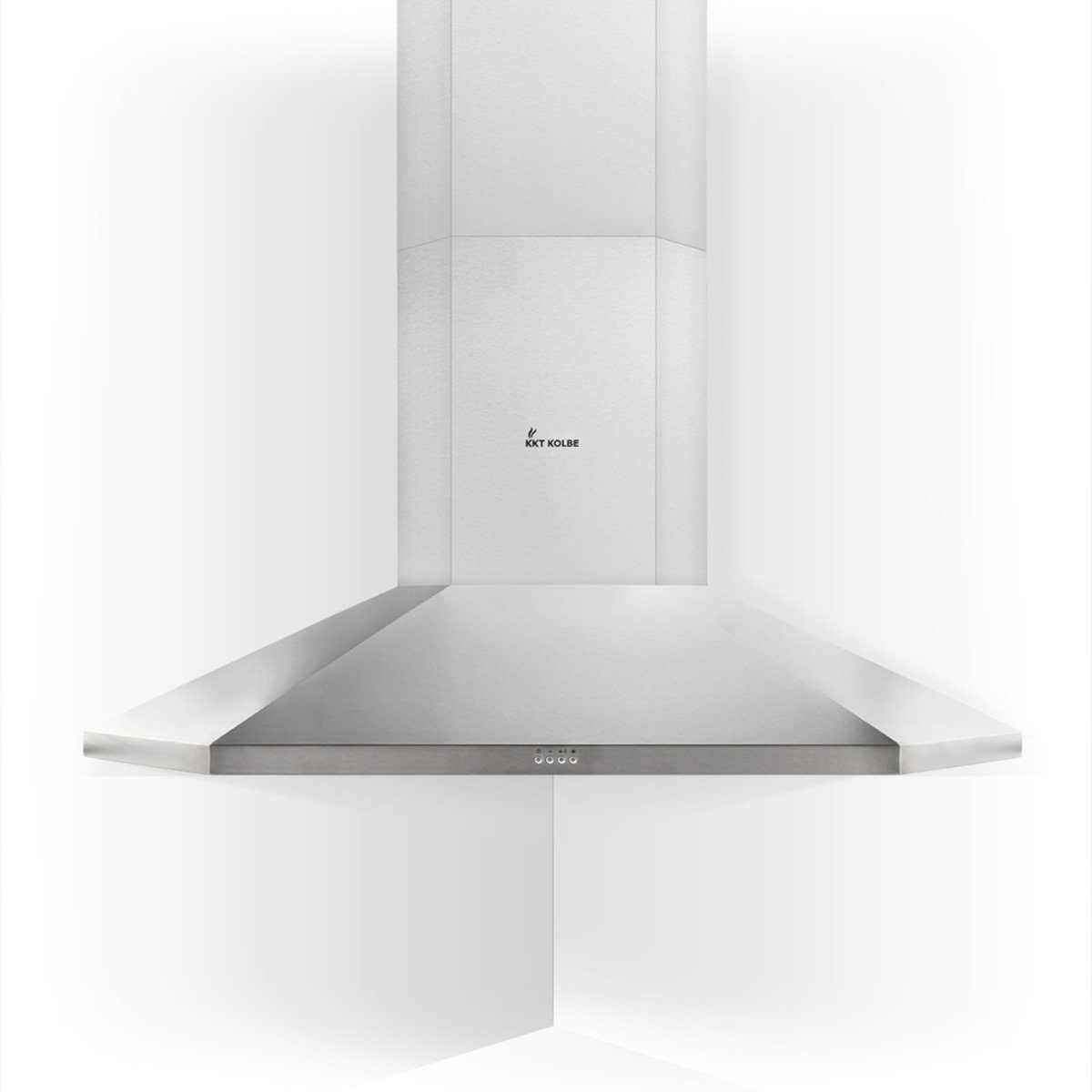KKT KOLBE Wandhaube Dunstabzugshaube 100cm ANGOLO106ED Dunstabzugshaube 100cm ANGOLO106ED, Eckhaube / Abzugshaube / Edelstahl / Abluft / Umluft / LED-Beleuchtung