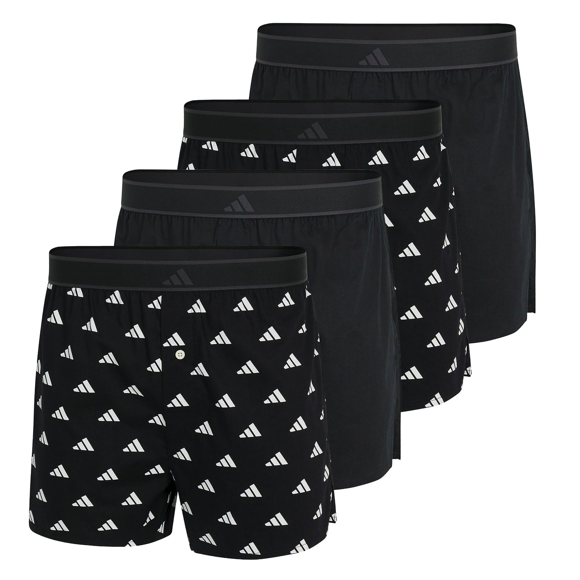Boxershorts Herren Web-Boxershorts 4er Pack Baumwolle