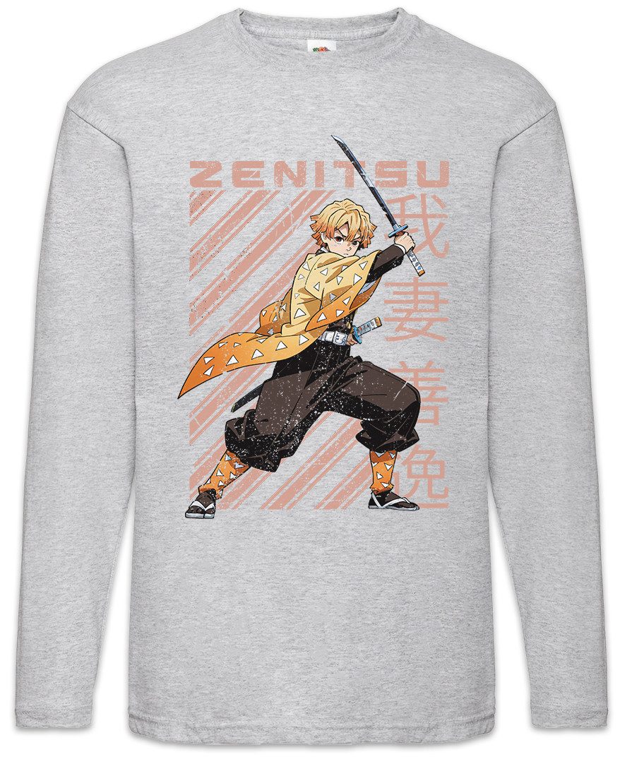 Urban Backwoods Langarmshirt Zenitsu Katana Langarm T-Shirt Demon Kamado Ne günstig online kaufen