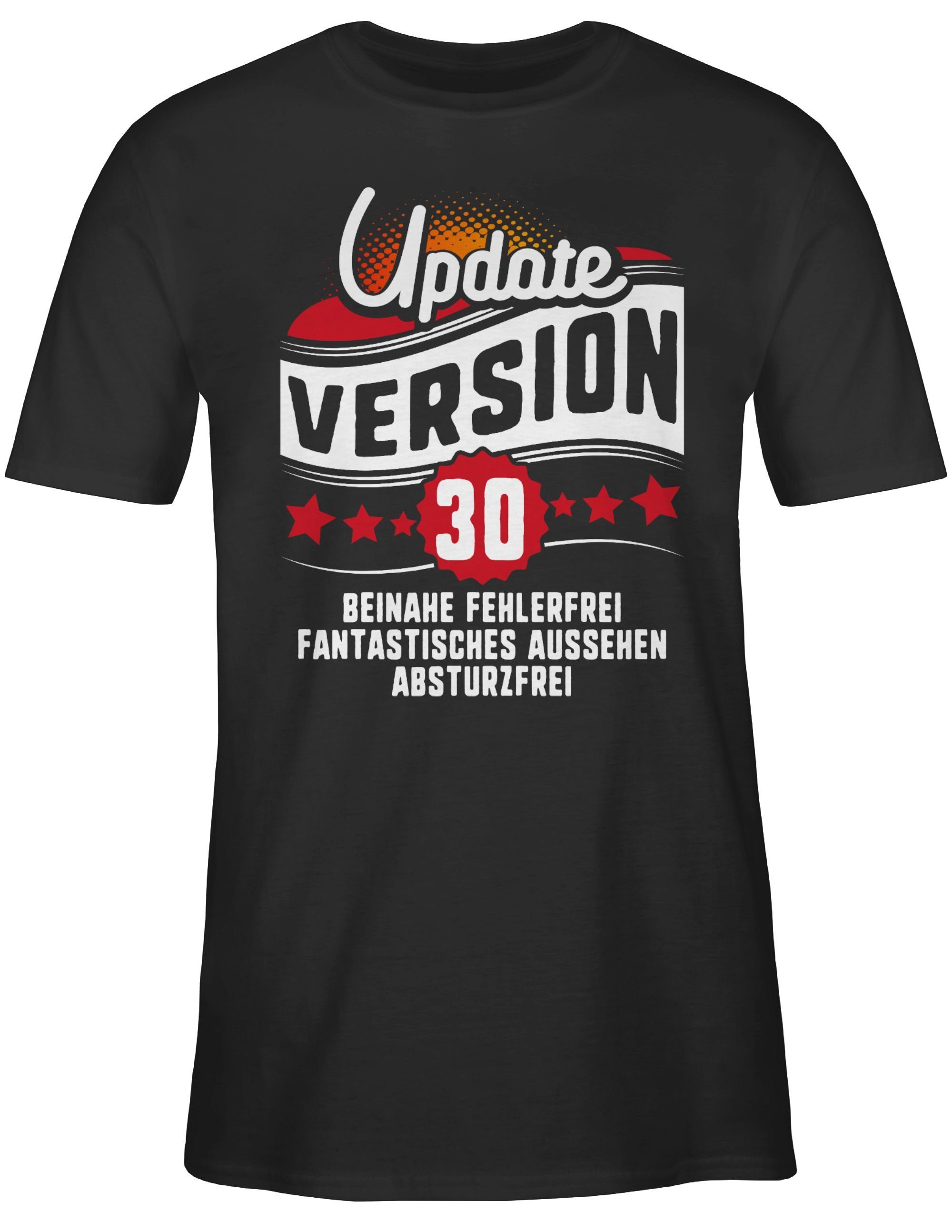 Shirtracer T-Shirt Update Version Dreißigster 30. Geburtstag günstig online kaufen