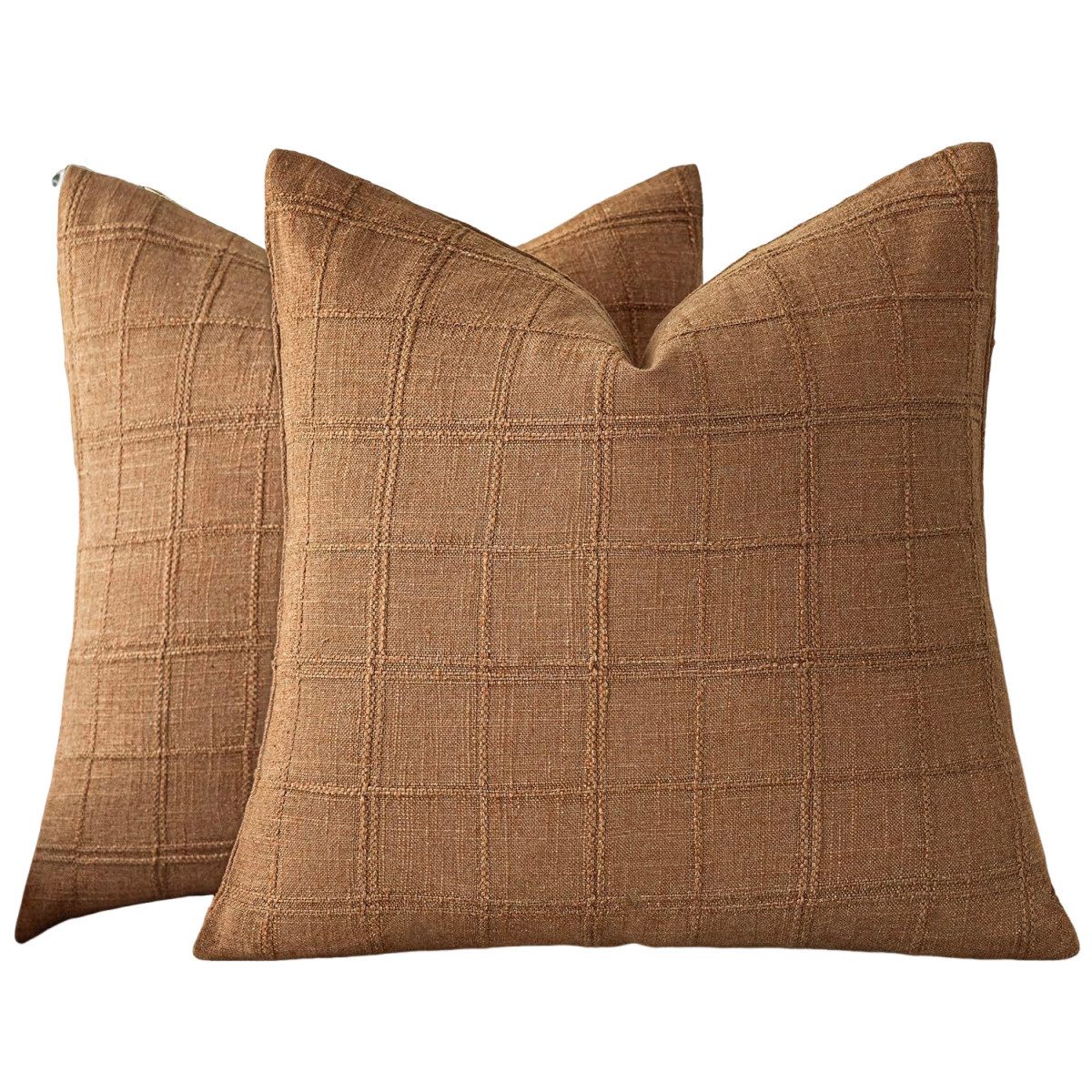 Coonoor Kissenbezug 2er Set Leinen Dekokissenbezüge, Vintage Kissenbezüge, günstig online kaufen
