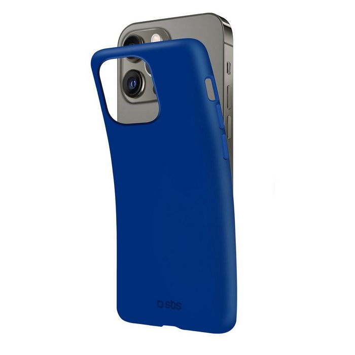 sbs Smartphone-Hülle SBS iPhone 13 Pro Max Hülle blau - Vanity Case Handyhülle Schutzhülle Case
