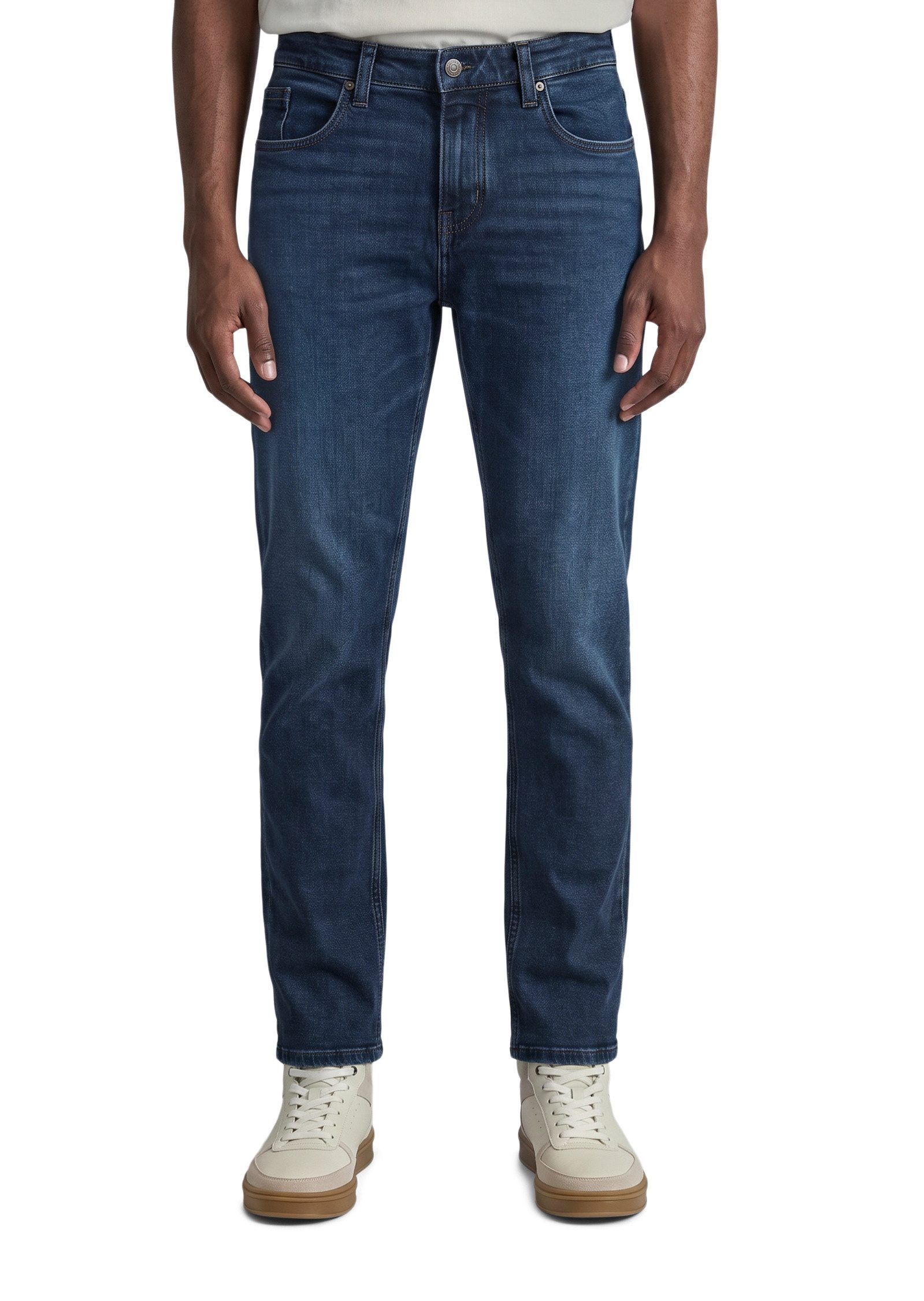 Marc O'Polo DENIM Tapered-fit-Jeans aus Bio-Baumwoll-Mix