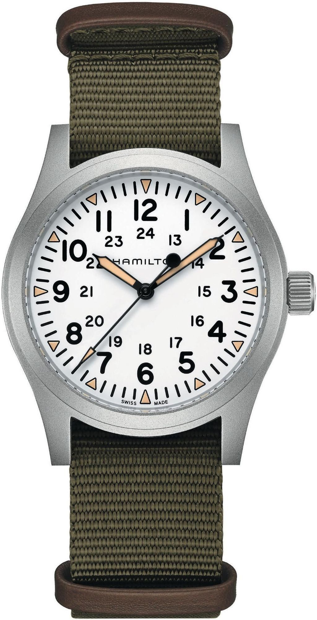 Hamilton Automatikuhr Khaki Field Herren Automatikuhr, 80h Gangreserve