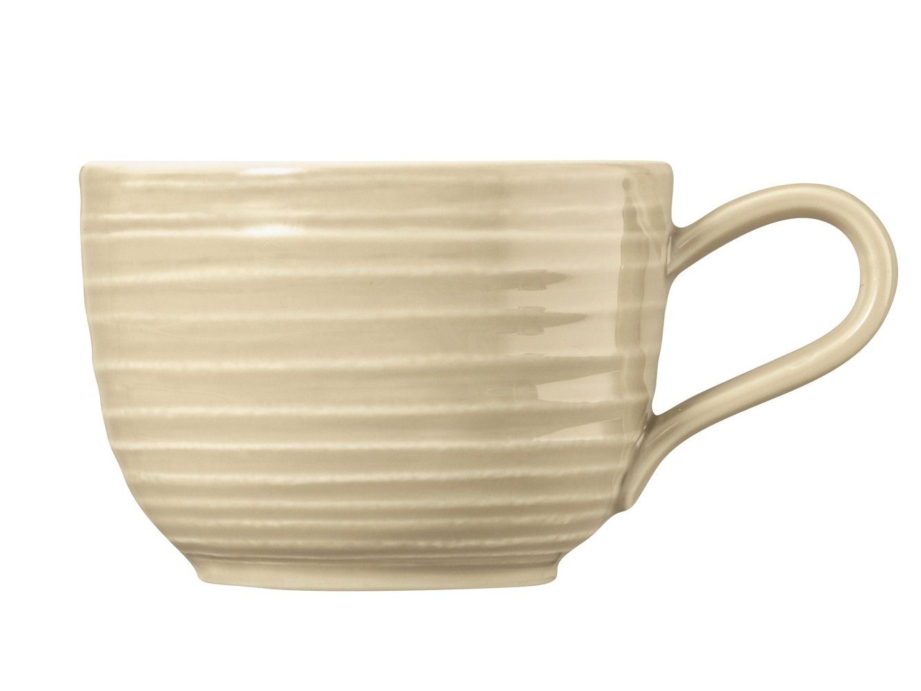 Seltmann Weiden Becher Seltmann Weiden Terra Sandbeige Kaffeeobertasse 0,26 l, Porzellan