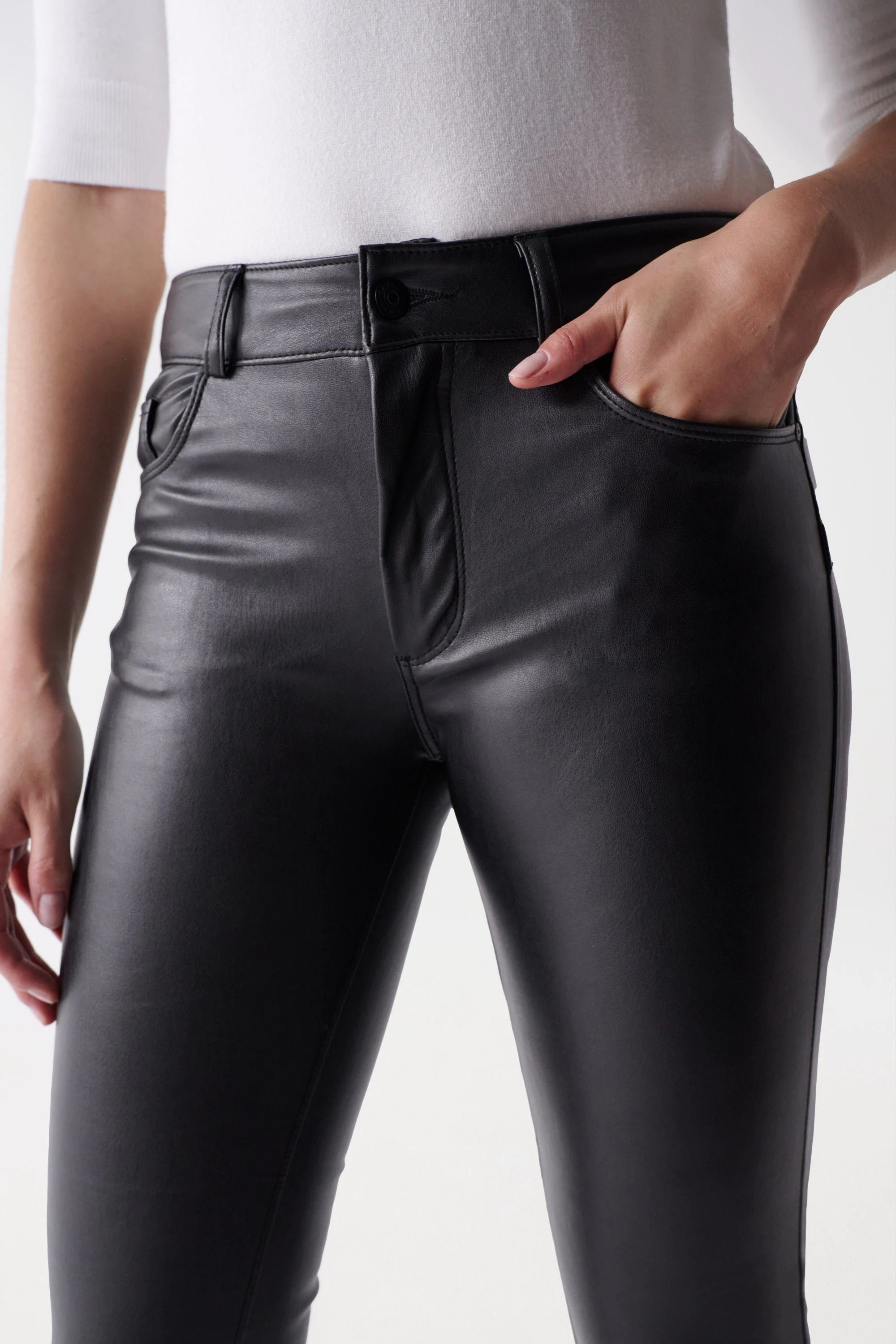 Salsa Stretch-Jeans SALSA JEANS DESTINY PUSH UP CROP nappa black 126733.0000 – Bild 5 von 5