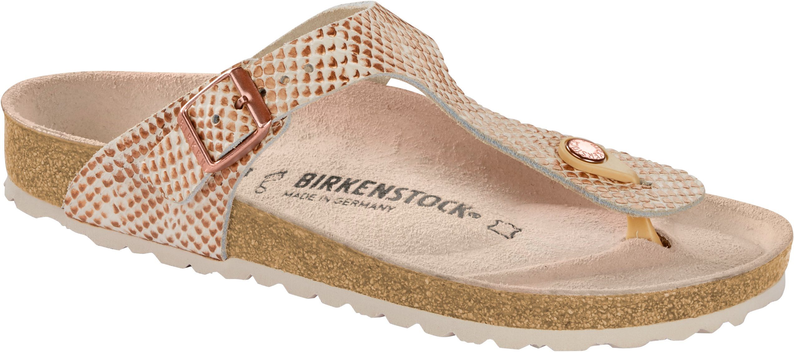 Birkenstock Birkenstock Zehensteg Gizeh mermaid cream 1012874 1012873 Pantolette