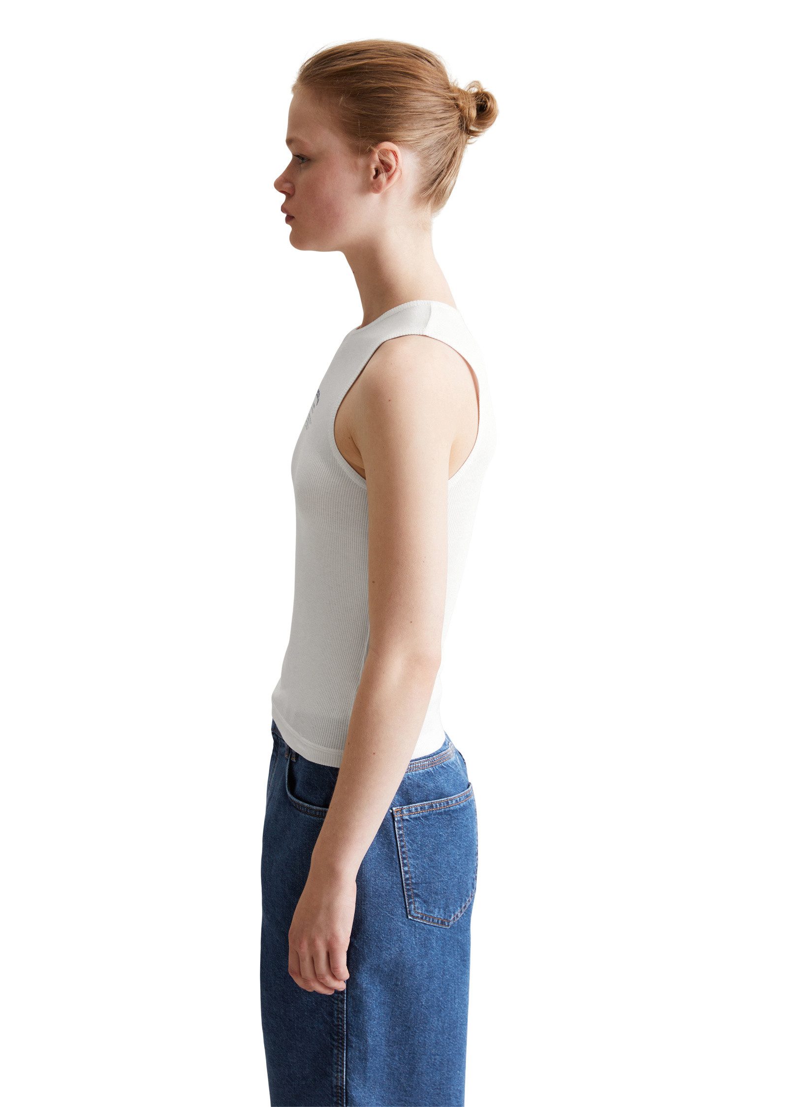Marc O'Polo DENIM T-Shirt aus Bio-Baumwolle-Modal-Stretch-Jersey günstig online kaufen