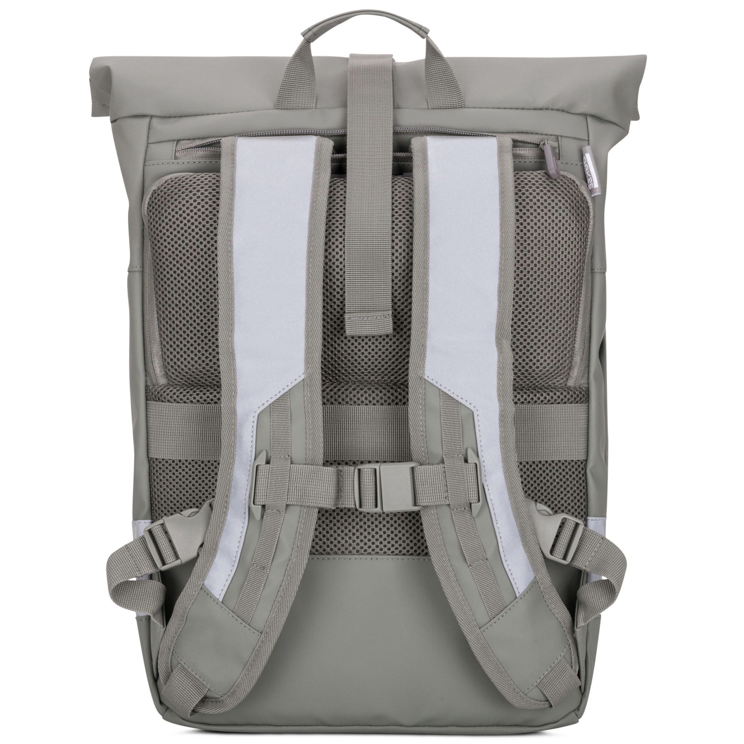 OAK25 Fahrradrucksack Everyday Rolltop Bike Rucksack (1-tlg), Reflektierend, Wasserabweisend