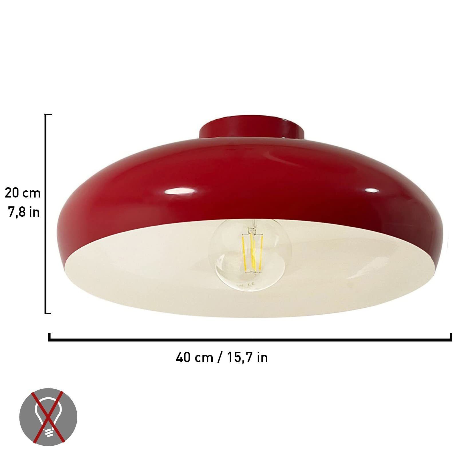 Bamyum Deckenleuchte Bamyum Deckenleuchte I Androa I Ø40 cm Metall Lampe, ohne Leuchtmittel – Bild 5 von 5