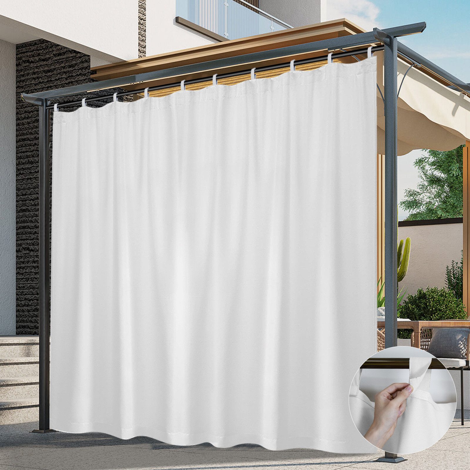 Jibenhome Gardine Vorhang Outdoor Gardinen mit günstig online kaufen