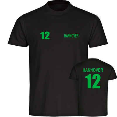 multifanshop T-Shirt Herren Hannover - Trikot 12 - Männer