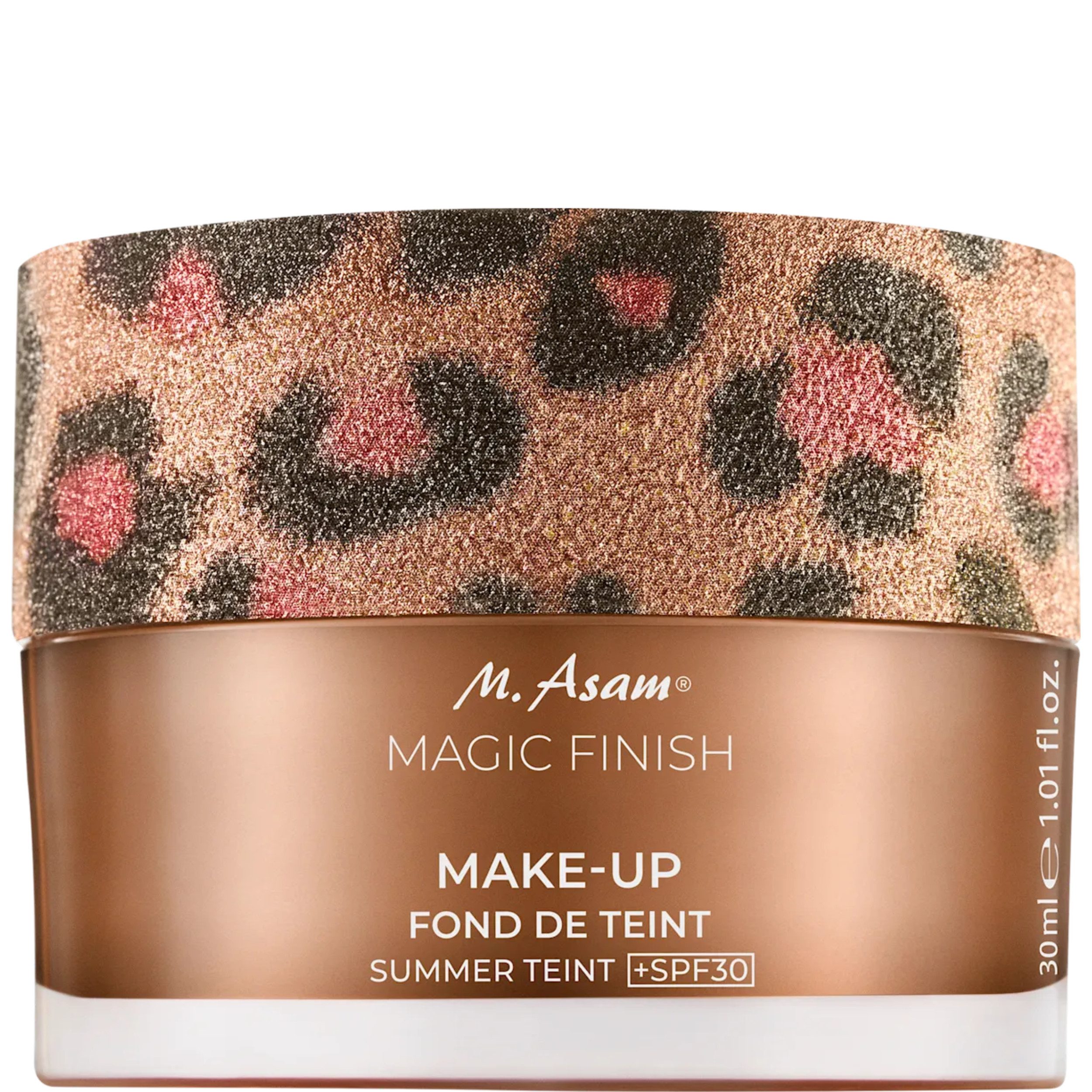 asambeauty Make-up Limited Edition Summer Teint, 30 ml, LSF 30, feuchtigkeitsspendend, 4in1 (Primer, Concealer, Foundation, Puder)