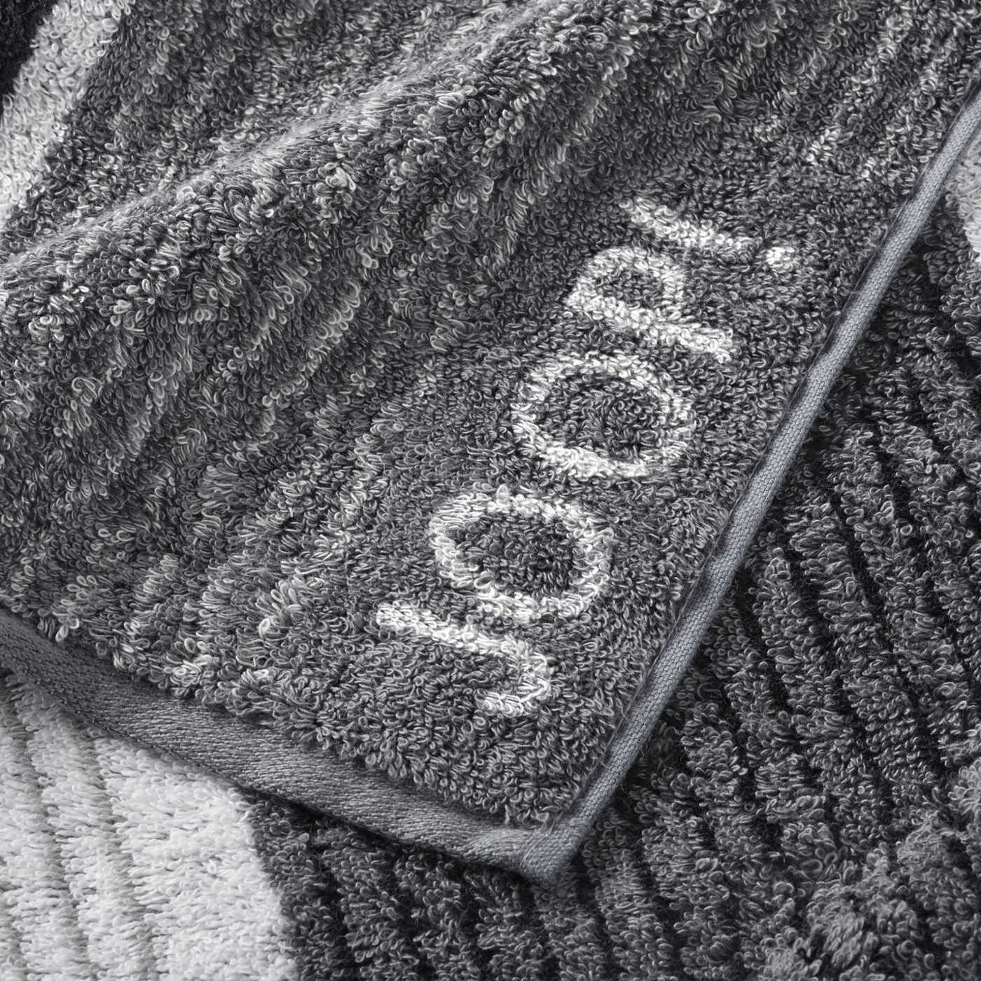 JOOP! Handtuch 2 Stück Joop! Frottier Handtuch 1658-97 Lines Schwarz 50x100, Walkfrottier (2-St)
