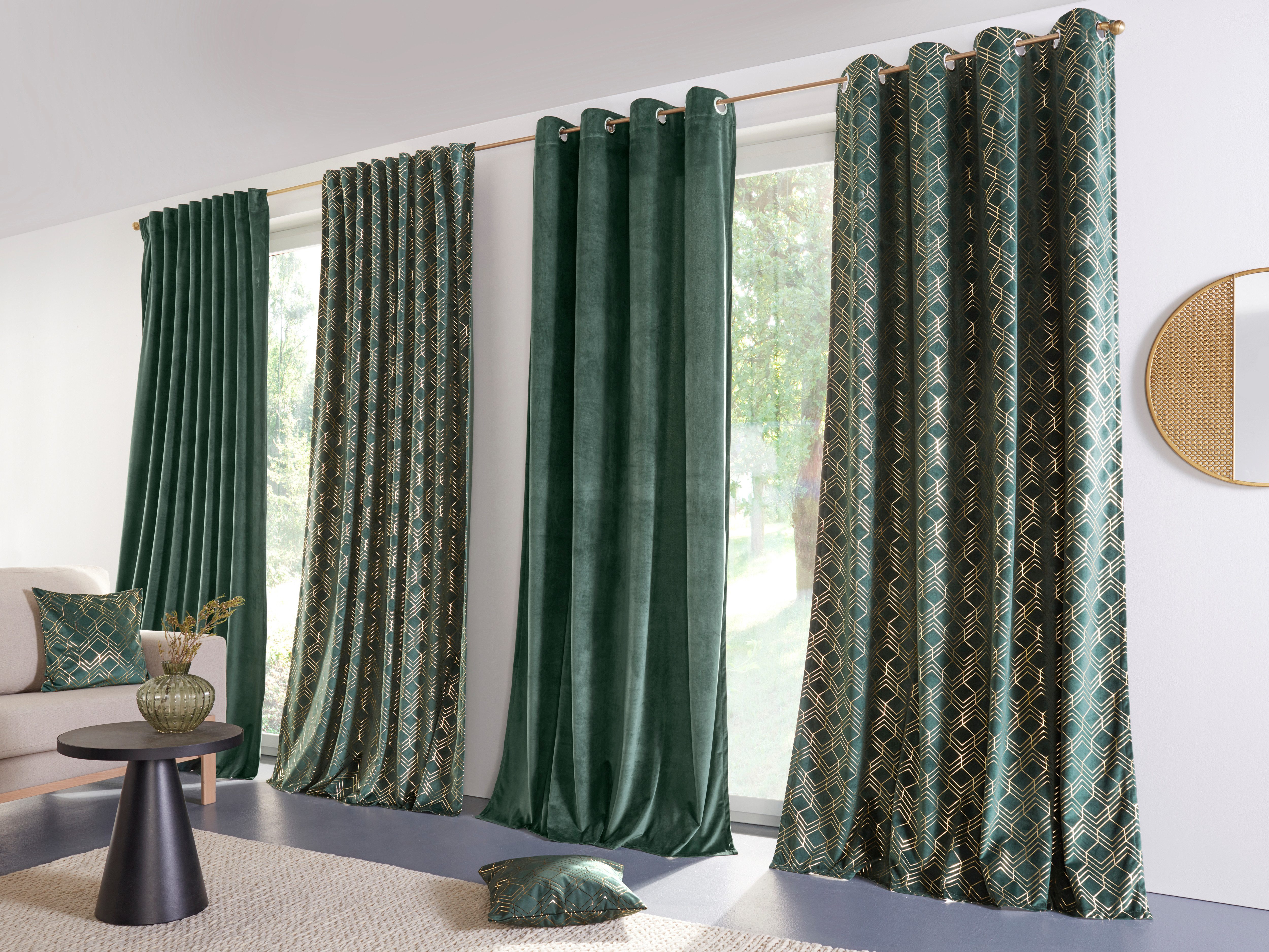 my home Dekokissen Velvet Foil, Kissenhüllen, günstig online kaufen