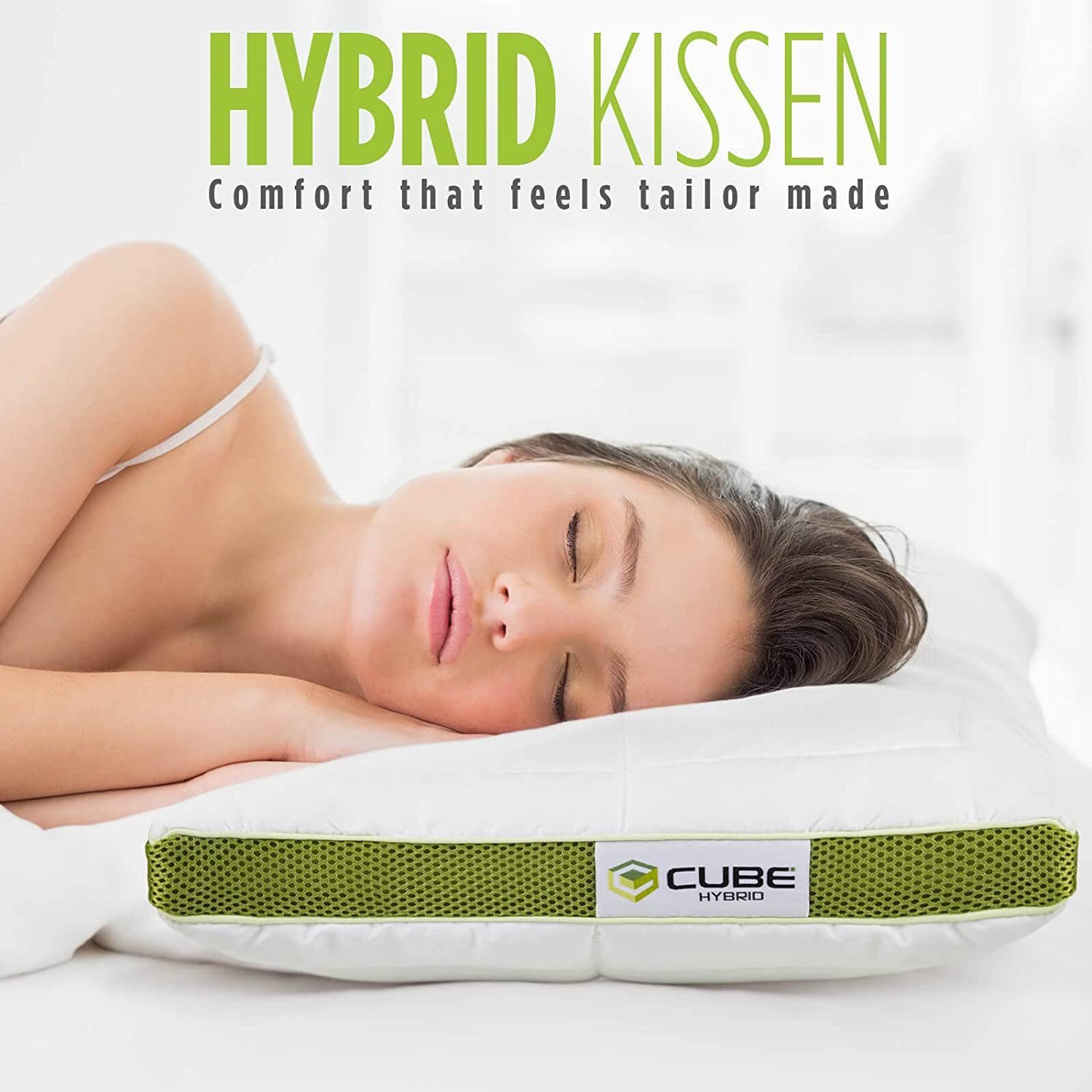 Vitapur Schlafkissen Vitapur Kissen 40x80 Cube I Komfort, der Sich maßgesch günstig online kaufen