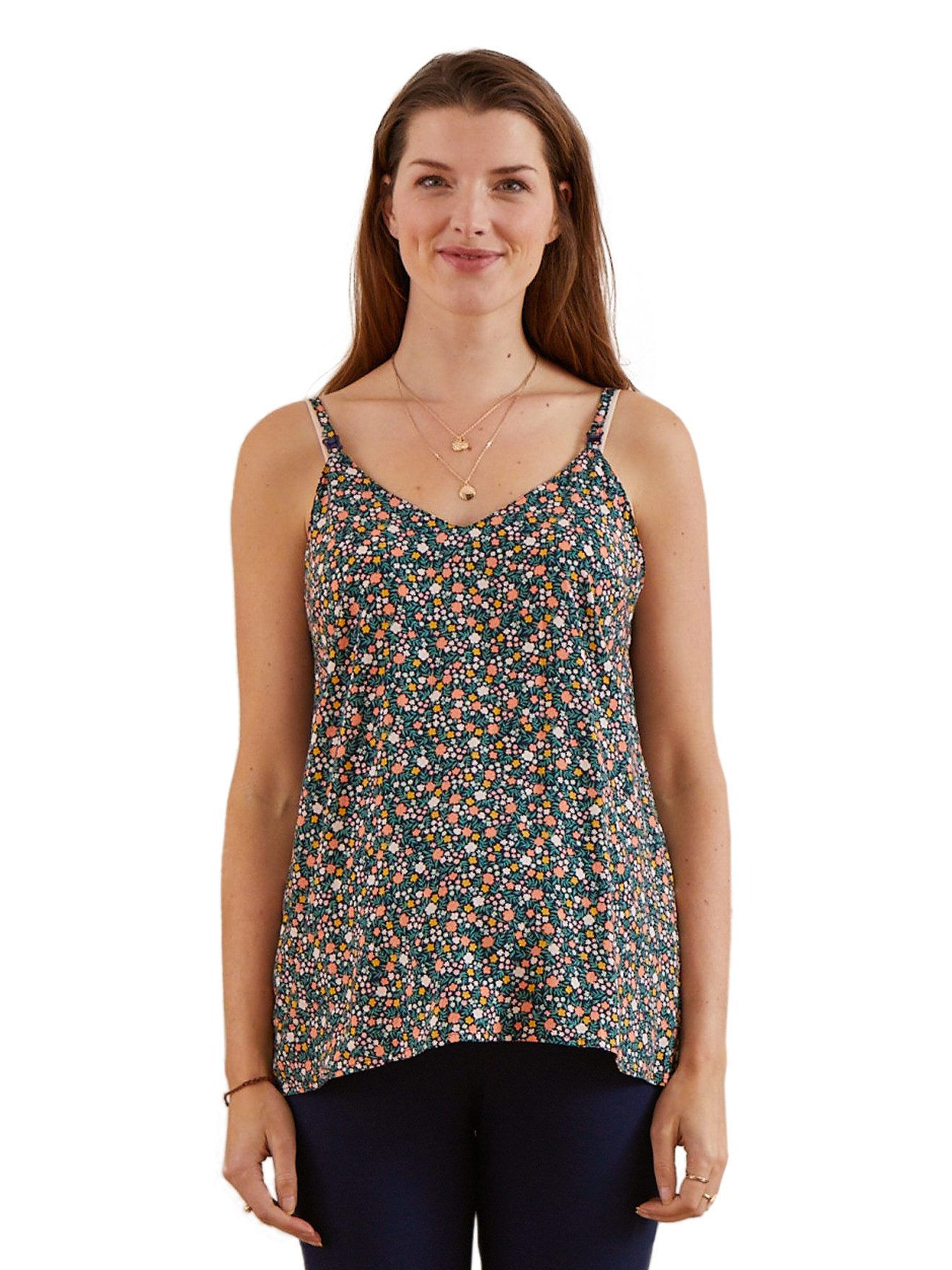 vertbaudet Umstandspyjama Homewear-Set, Schwangerschaft & Stillzeit 4-teilig