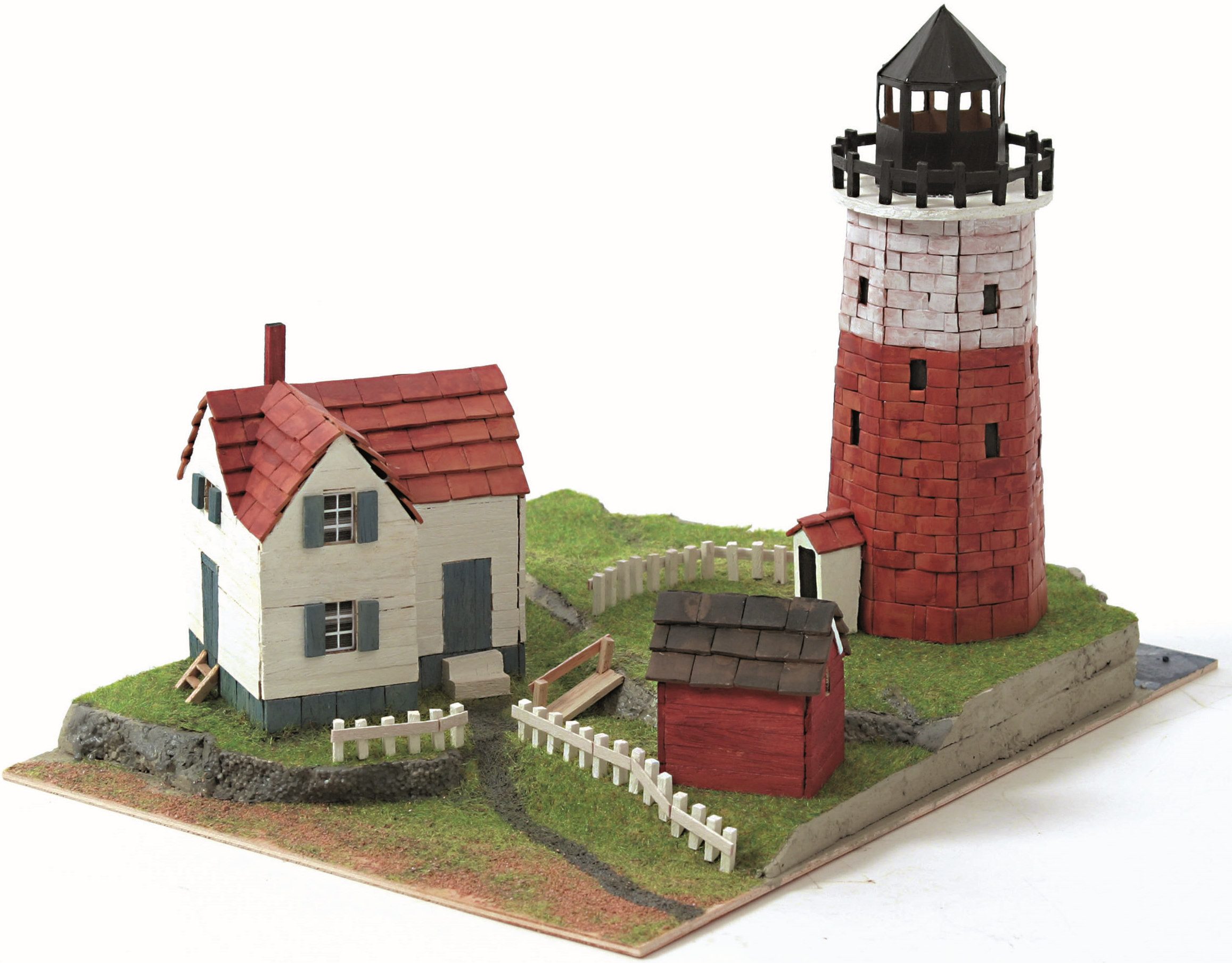 Domus Kits Modellbausatz DiHOrama 4, Maßstab 1:87, (Modellbausatz, 557-tlg., Dorf), Made in Europe