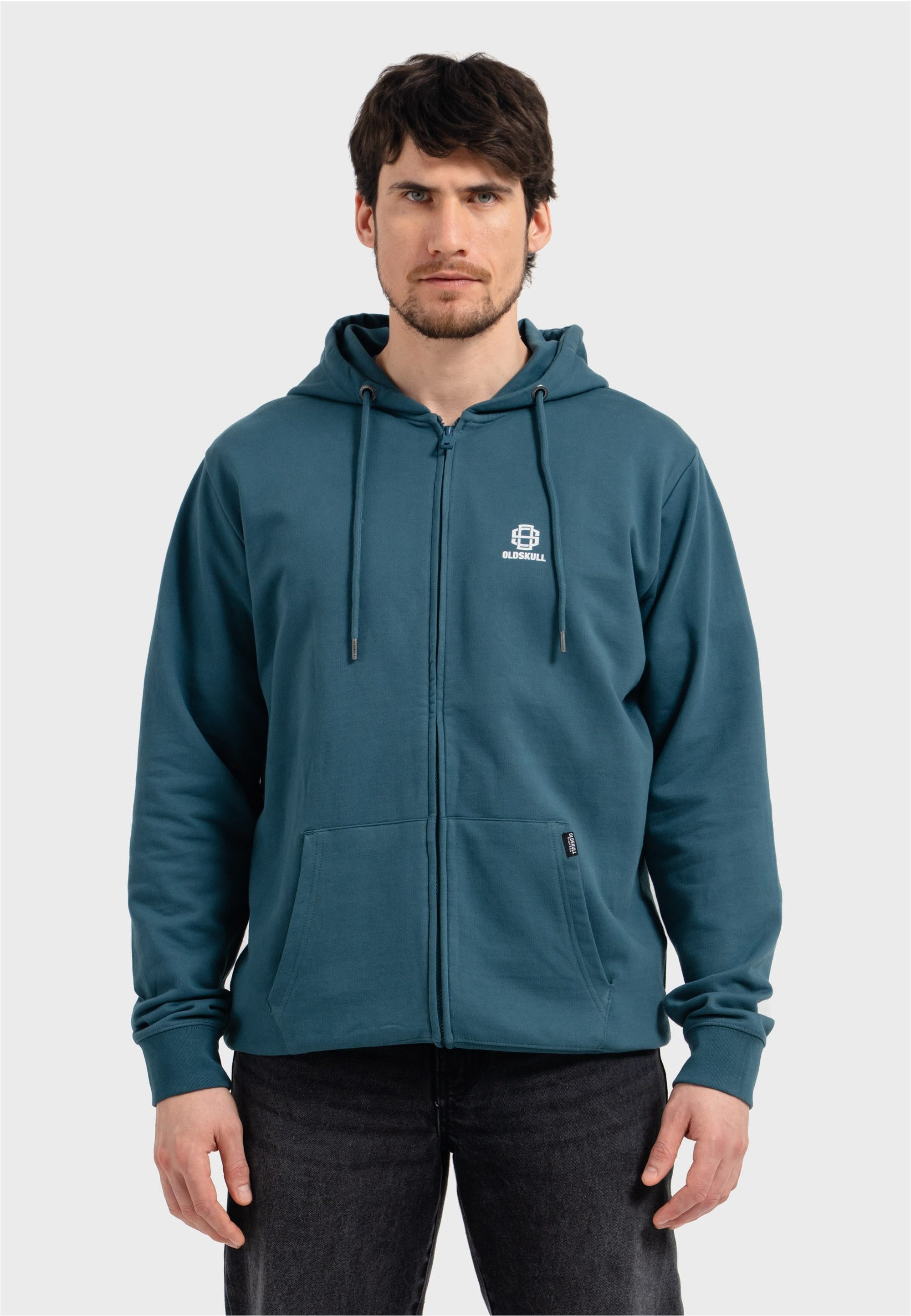 Oldskull Sweatjacke Basic Oldskull 25 Logo unverkennbare Oldskull-Optik