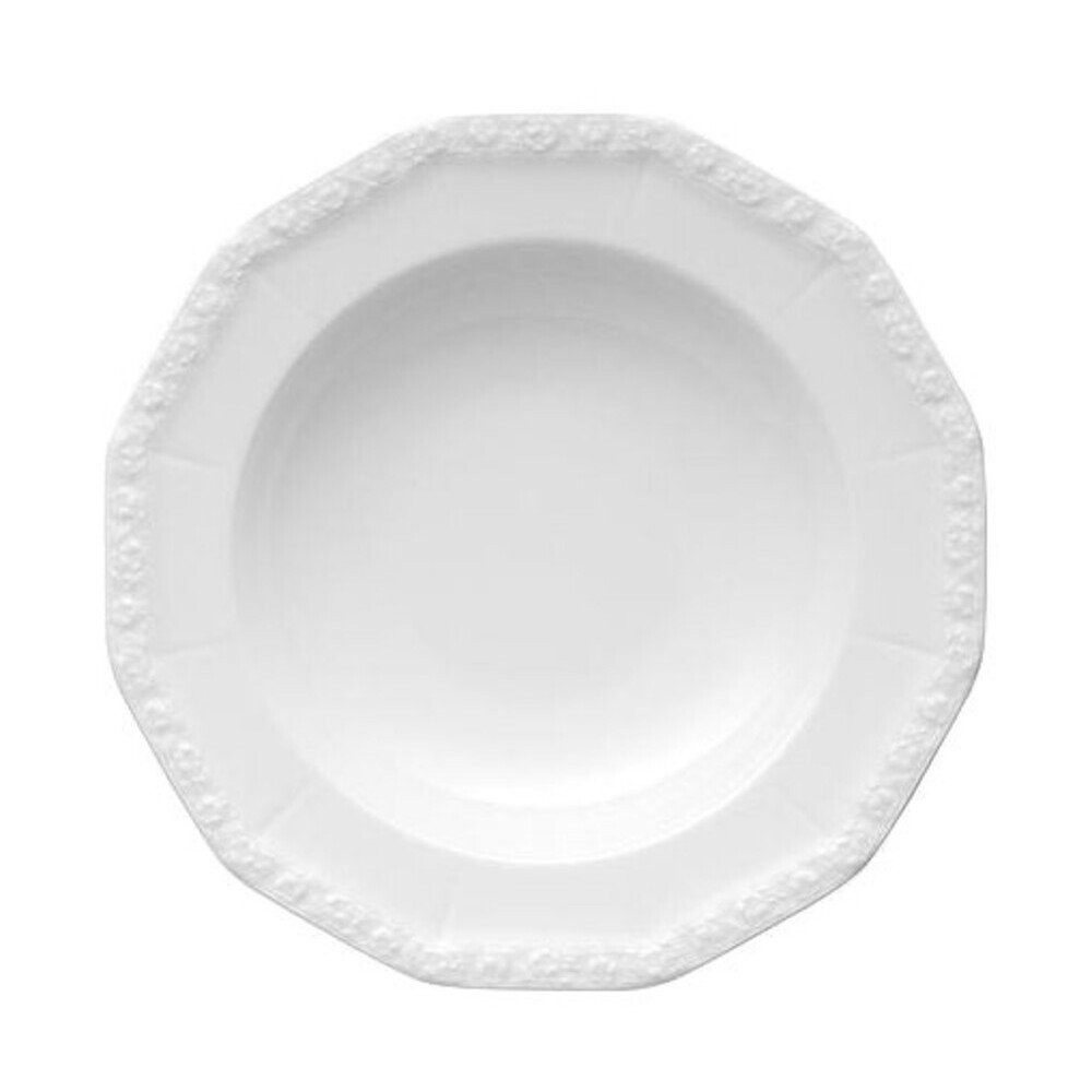 Rosenthal Pastateller Pastateller 27 cm Maria Weiß, Teller, Speiseteller, Essteller, Porzellan, weiß