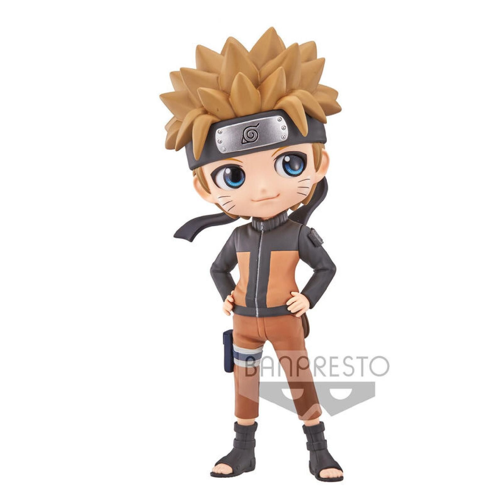 Banpresto Sammelfigur Naruto Shippuden Naruto Uzumaki Ver.B Q posket Figur 14cm