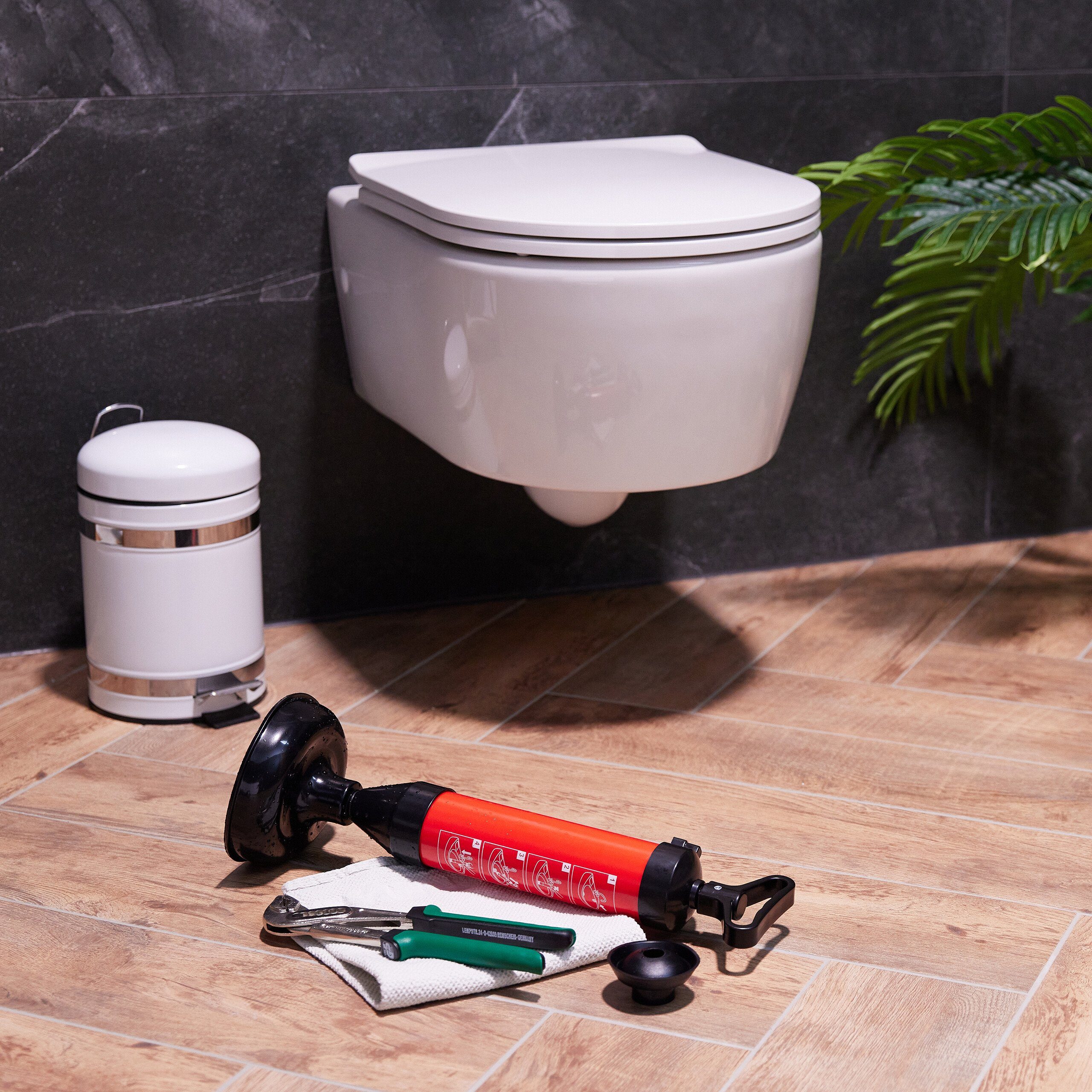 relaxdays drain cleaning pump, L: 15 cm