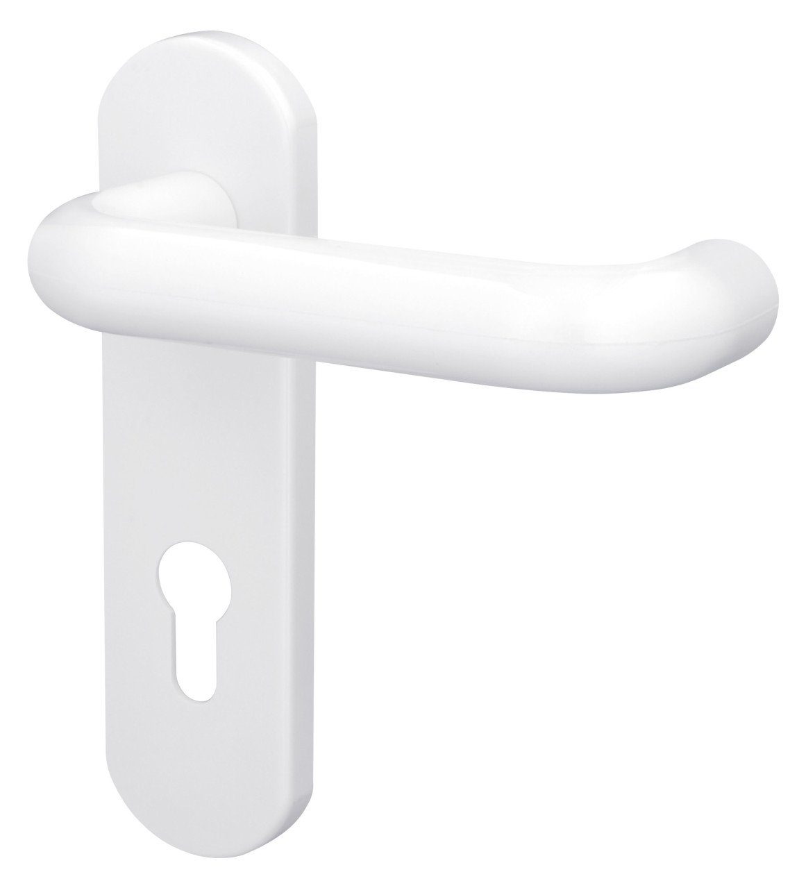 Alpertec Türgriff Alpertec PZ-Kurzschildgarnitur Nylon Kunststoff günstig online kaufen