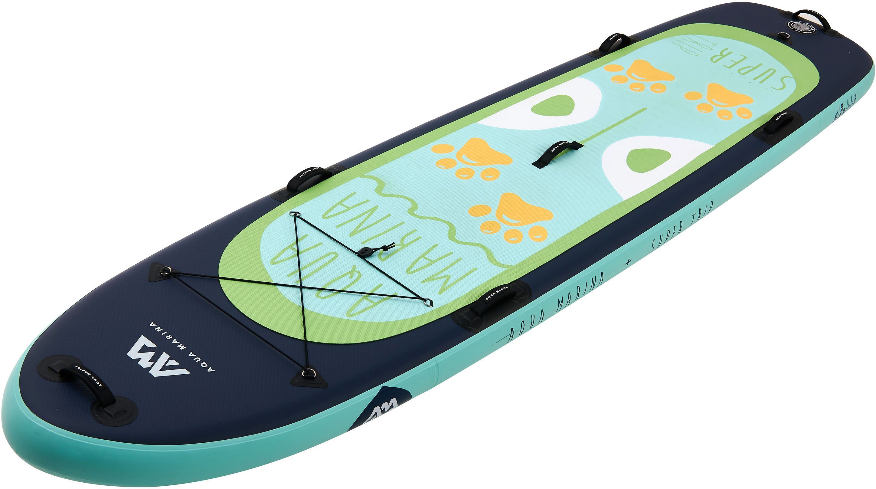 Aqua Marina SUP-Board Super Trip Pumpe (Set, und BT-21ST01, mit Transportrucksack)