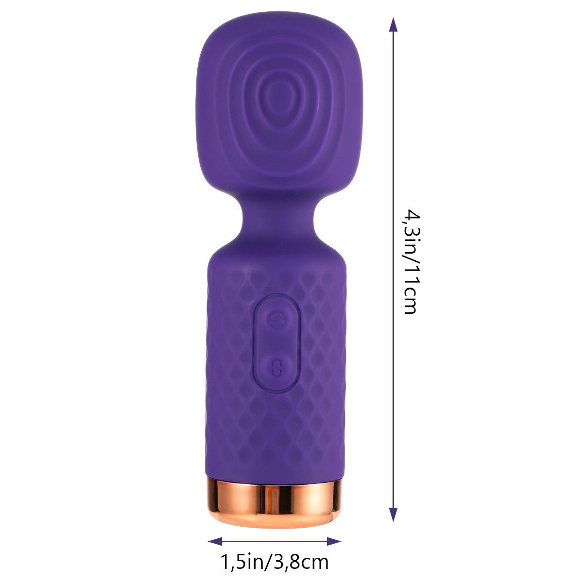 Vibrationsmodi Klitoris Handmassagegerät mit Vibrator, Weibliche Mini 10 LETGOSPT Stimulator, Mini-Vibrator Leises