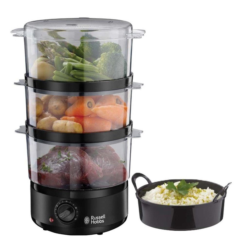 Dampfgarer 26530-56/RH Compact Steamer Matt 7 Liter schwarz