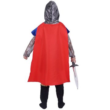 GalaxyCat Kostüm Kinder Ritter Komplett Kostüm, Mittelalter Verkleidung für Jungen &, Ritter Komplettkostüm für Kinder