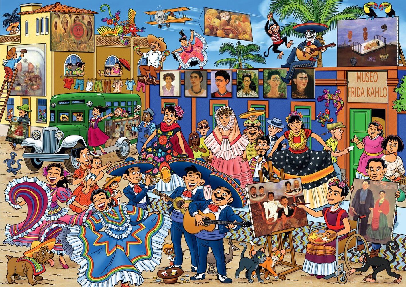 Goliath B.V. Puzzle That´s Life: Frida Kahlo, Puzzleteile günstig online kaufen