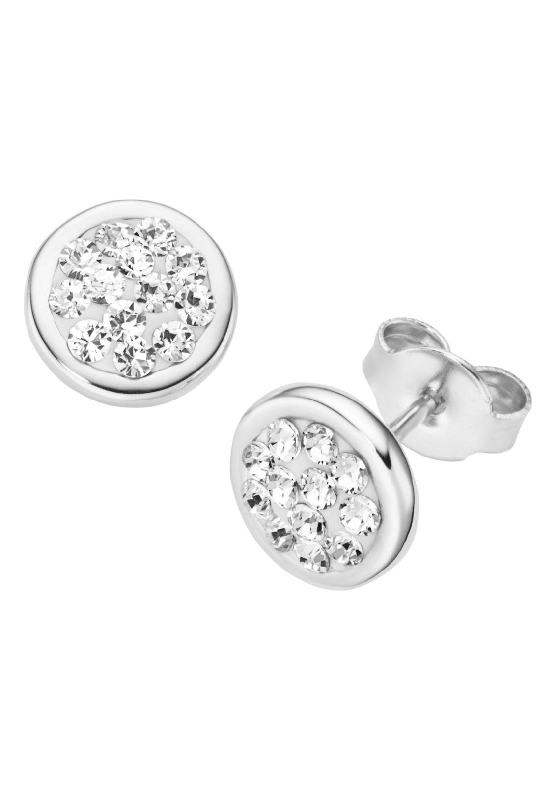 Firetti Paar Ohrstecker Schmuck Geschenk Silber 925 Ohrschmuck, zu Kleid,  Shirt, Jeans, Sneaker! Anlass Geburtstag Weihnachten, Echtschmuck  Echtsilber Silberschmuck Silber 925