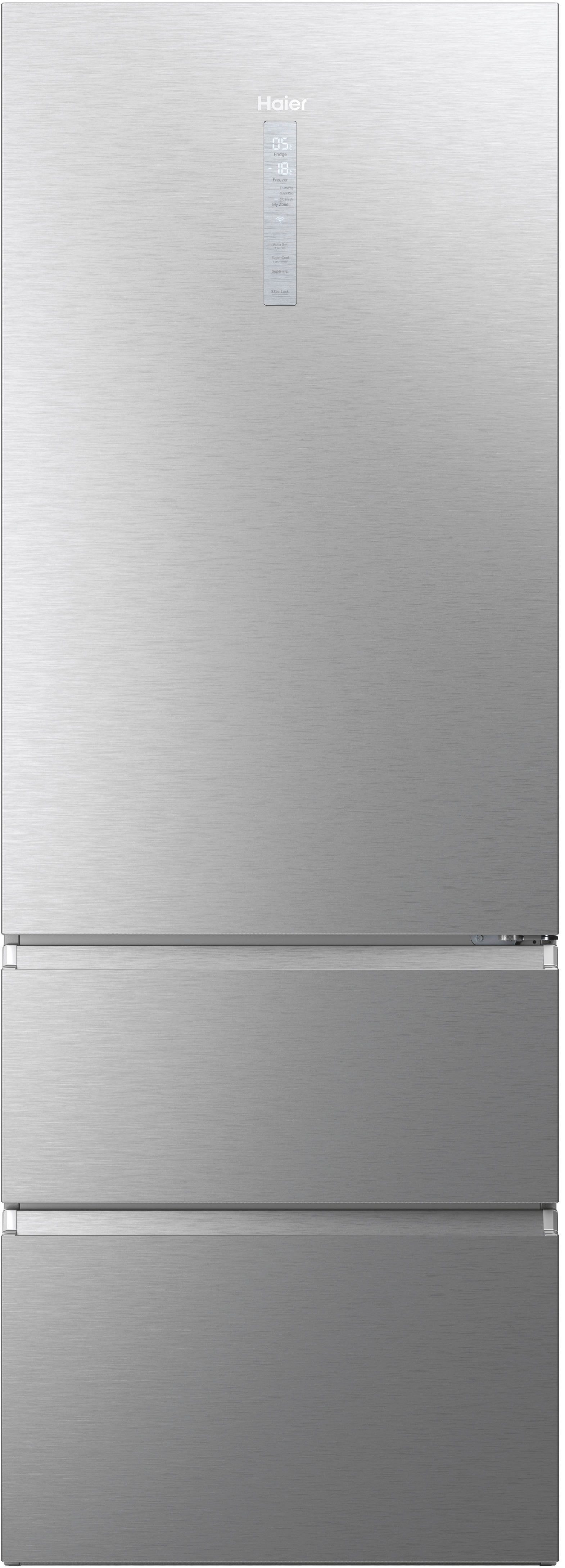 Haier Kühl-/Gefrierkombination Combi 3D 70 HTW7720BNMM, 200,6 cm hoch, 70 cm breit