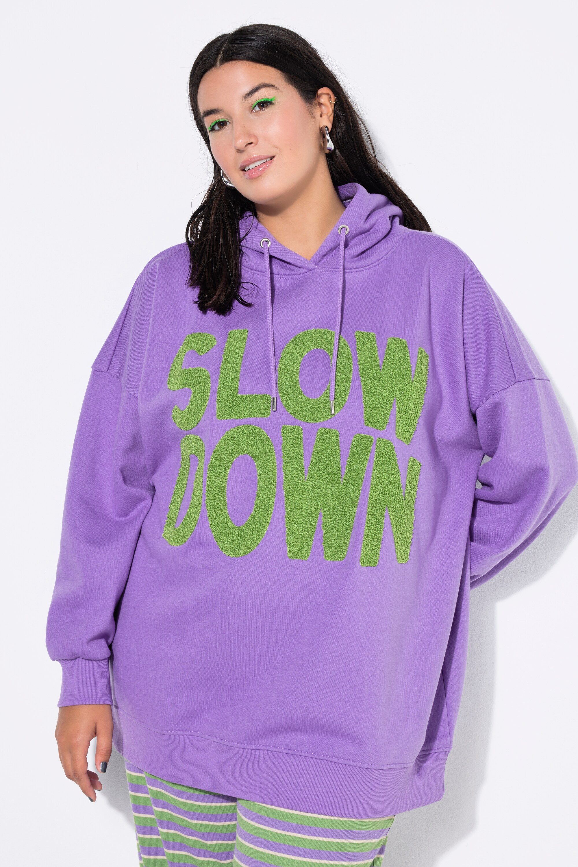 Studio Untold Sweatshirt Hoodie oversized Towel-Statementprint Kapuze günstig online kaufen