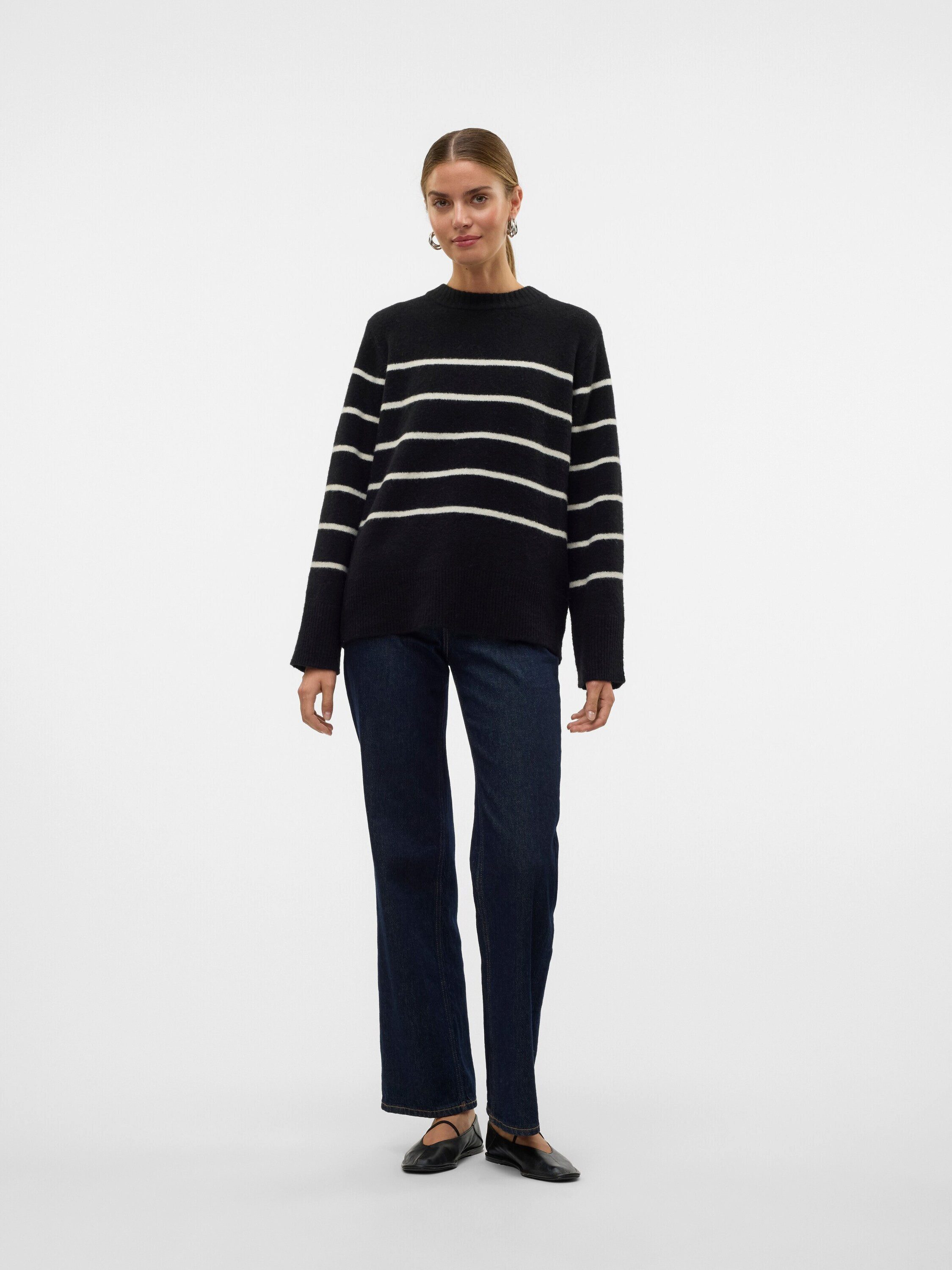 Vero Moda Strickpullover VMFlawless (1-tlg) Plain/ohne Details