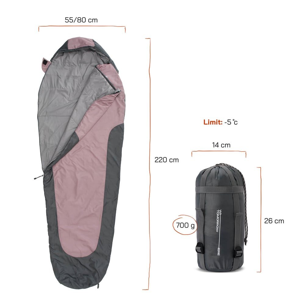 Lumaland Mumienschlafsack Where Tomorrow Camping Schlafsack Small & Light, günstig online kaufen