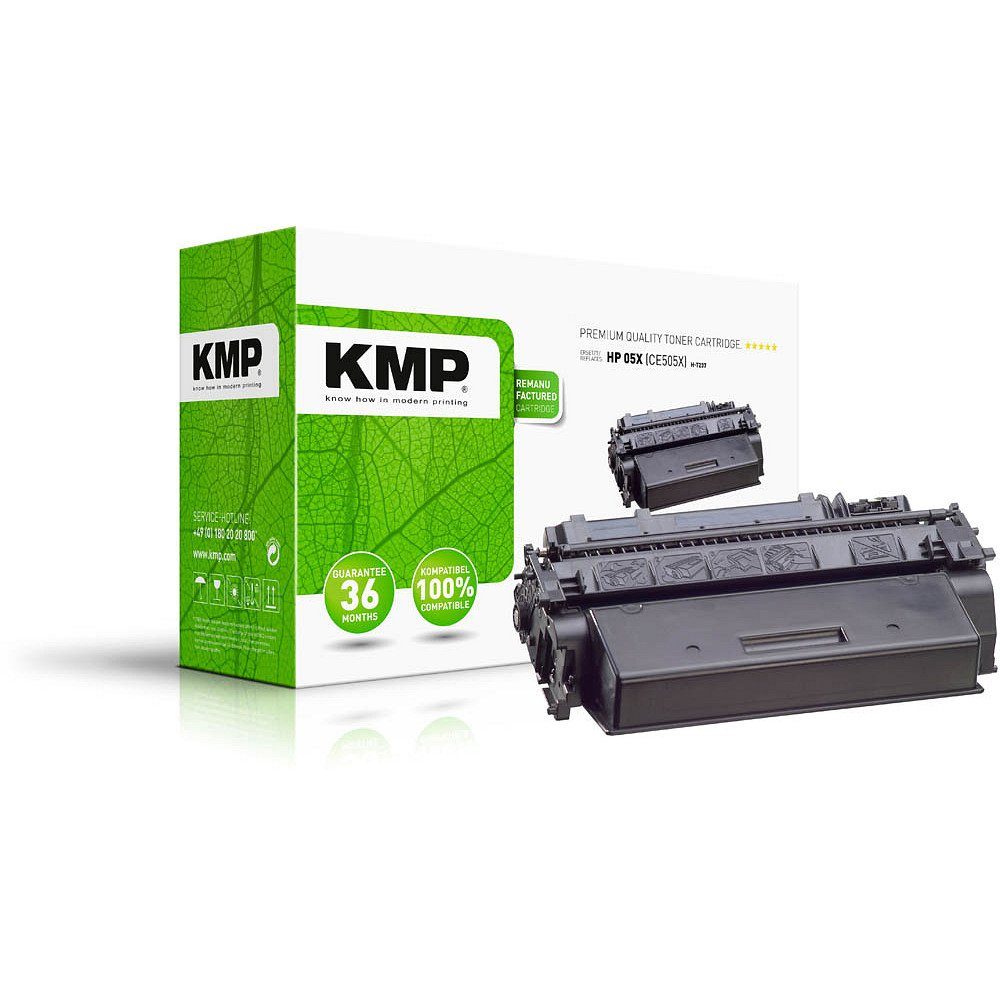KMP Tonerkartusche 1 Toner H-T237 ERSETZT HP 05X / CE505X - black, (1-St)